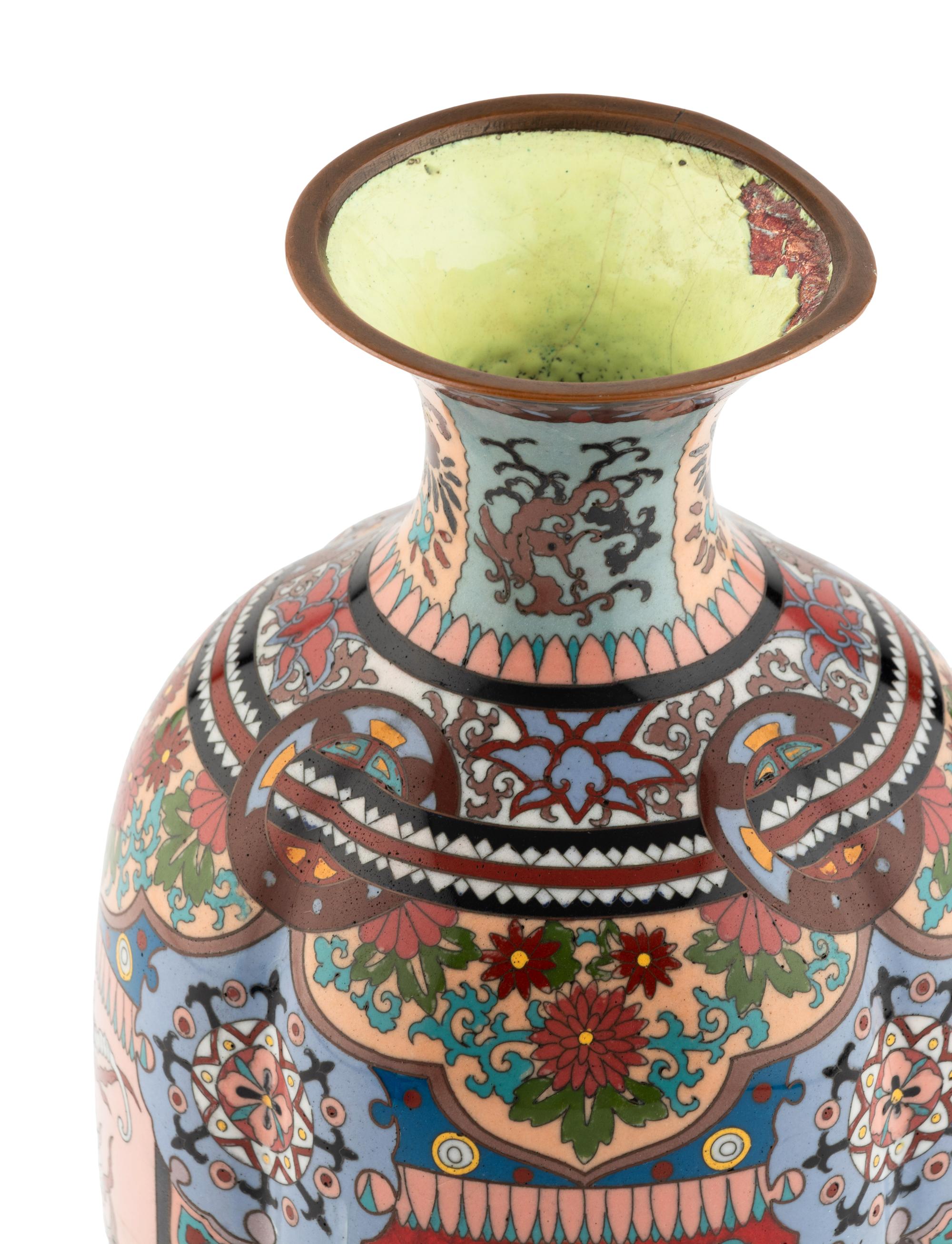 A Japanese Cloisonné Vase