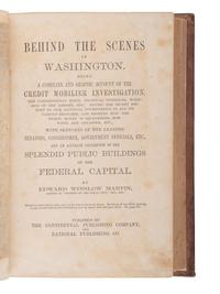 [RAILROADS -- CREDIT MOBILIER INVESTIGATION].