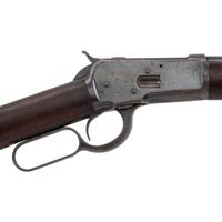 ** Winchester Model 1892 with Button Magazine and Replaced Barrel