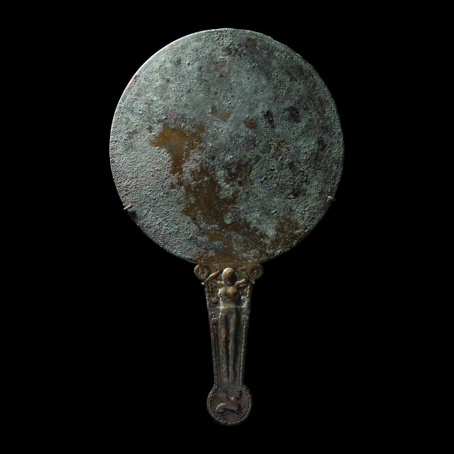 A Greek Bronze Mirror