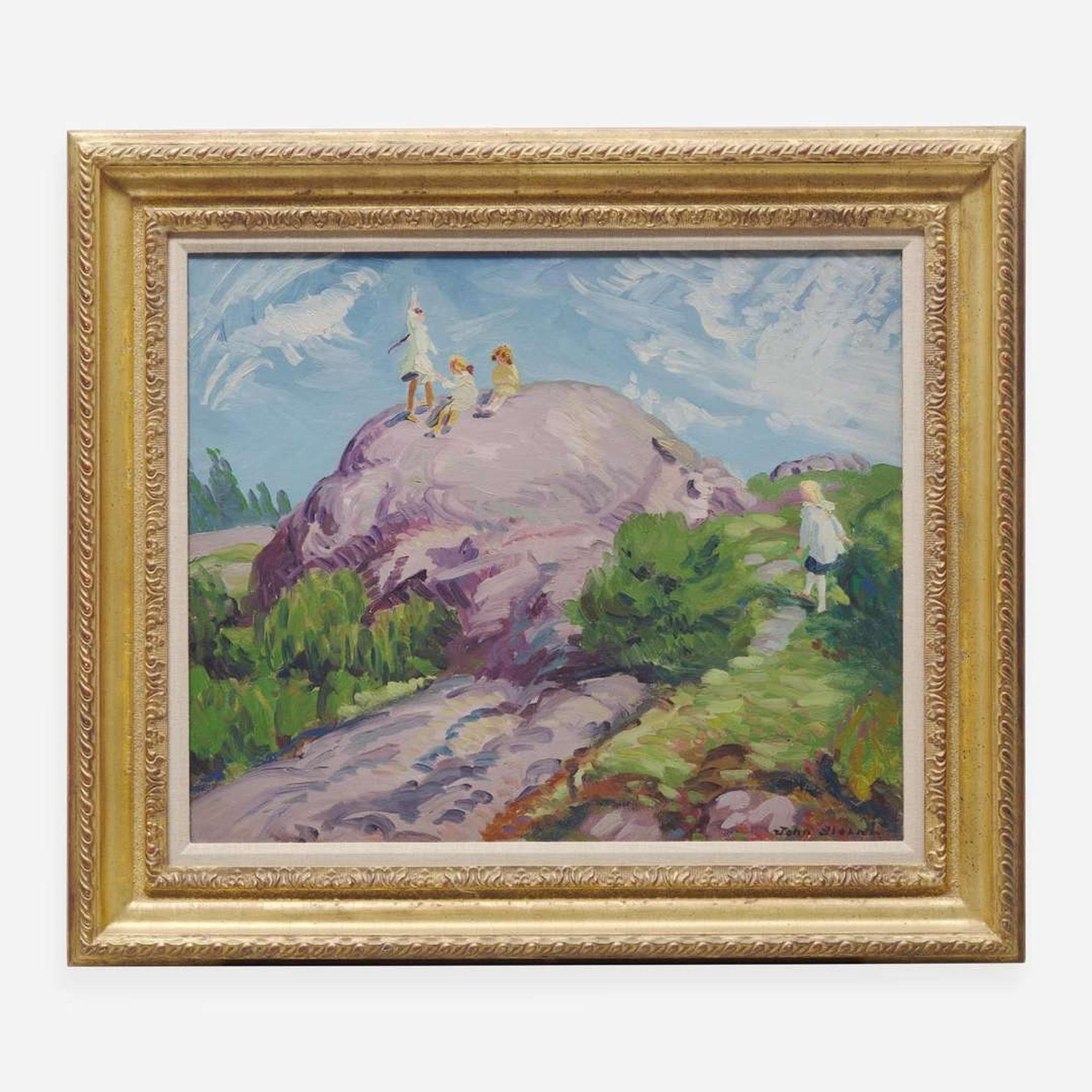 John Sloan (American, 1871-1951) Little Ones and Big
