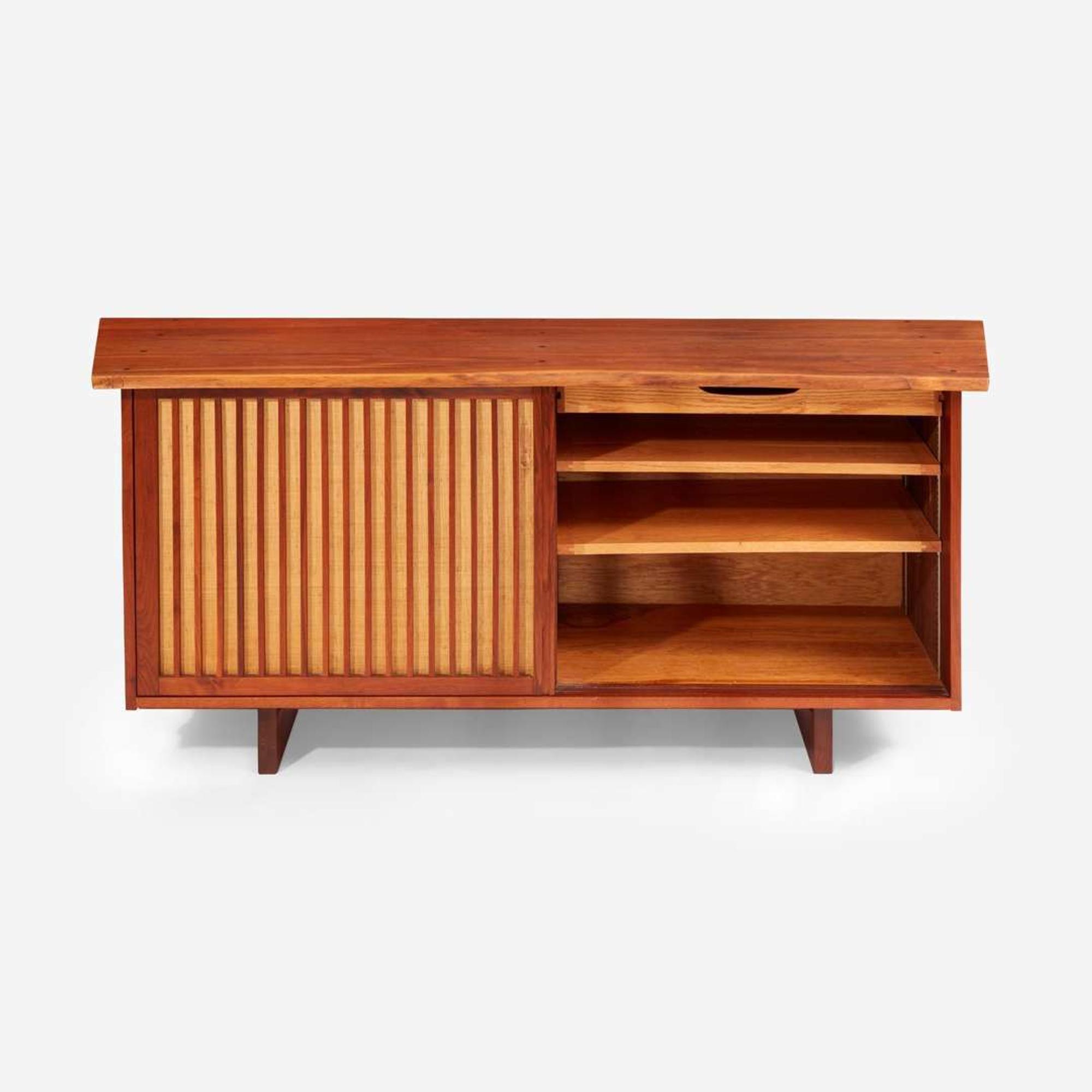 George Nakashima Double Sliding-Door Cabinet, New Hope, Pennsylvania, 1966