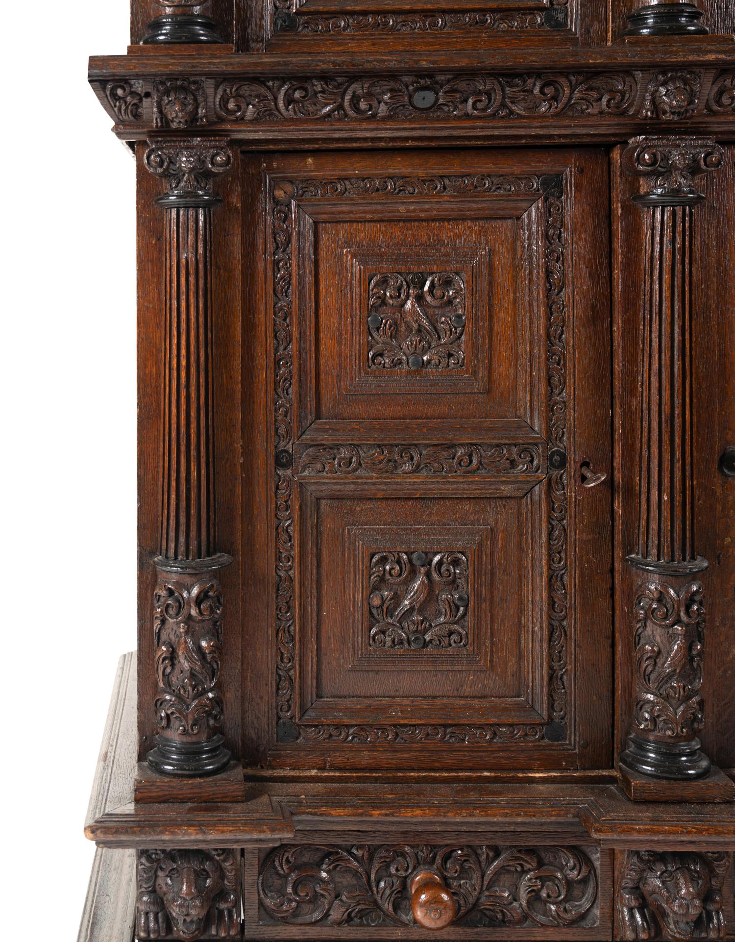 A Dutch Carved Oak Kast