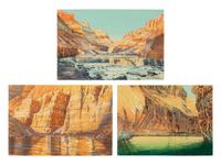 Three Works: Dubendorff Morning , edition 24/80, Marble Canyon, edition 70/80 and Powell Love , edition 10/100