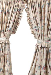 Two Pairs of Chintz Drapery Panels