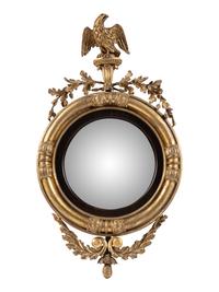 A Federal Style Giltwood Mirror