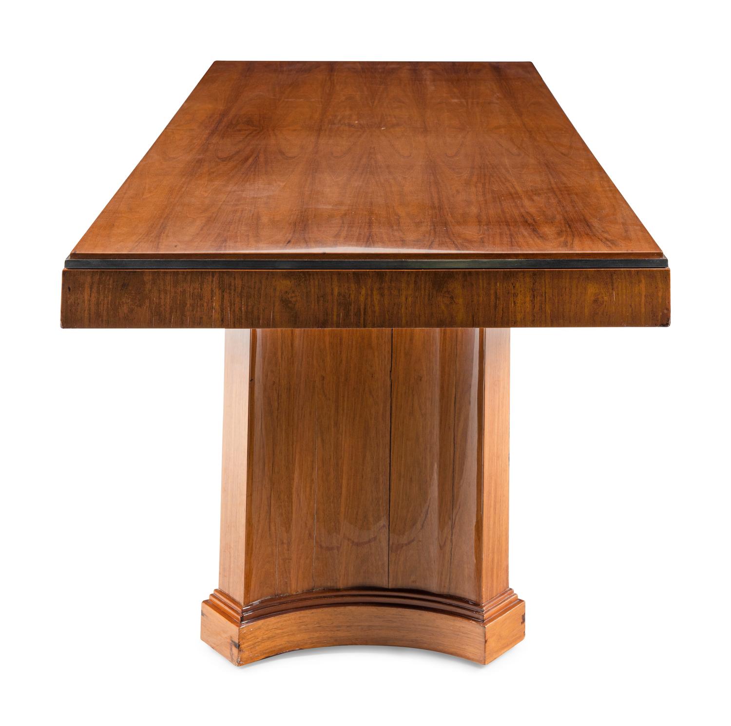 An Art Deco Walnut Desk