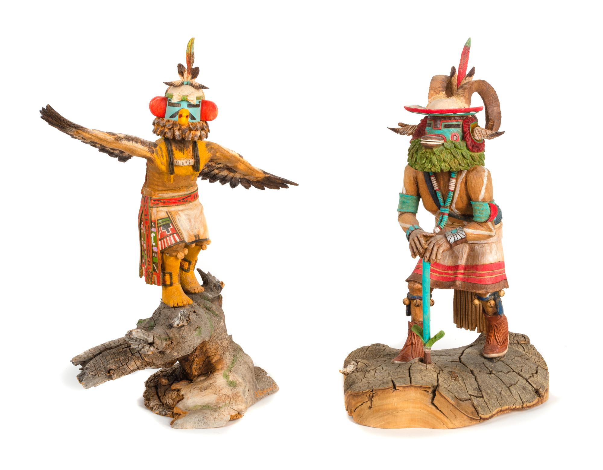 Aaron Honanie Height of tallest: 15 1/2 inches — (Hopi, 1953-2009)