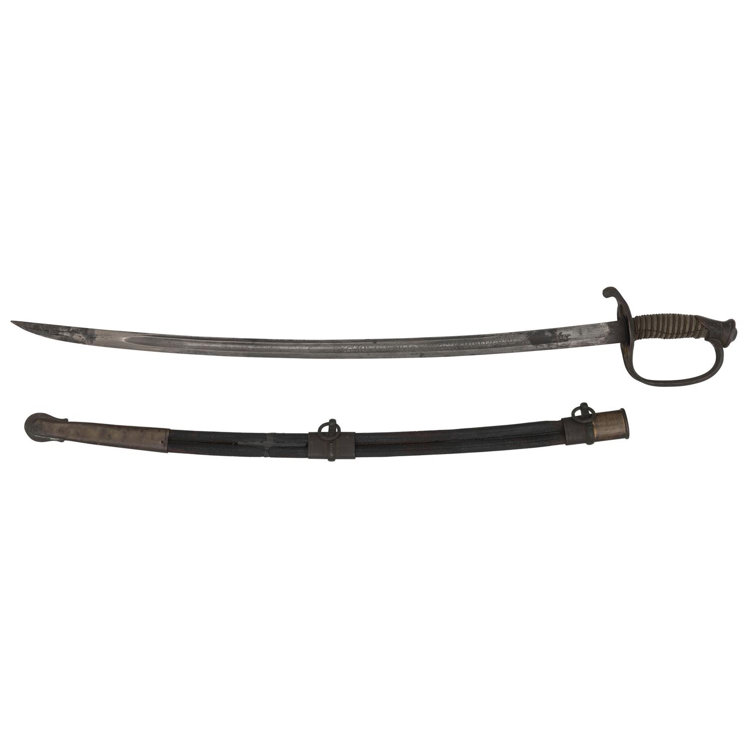 The Pre-War Klingenthal 1850 Style Foot Officer's Sword of Congressional Medal of Honor Recipient Maj. (Col.) Robert Orr - 61st PA Infantry