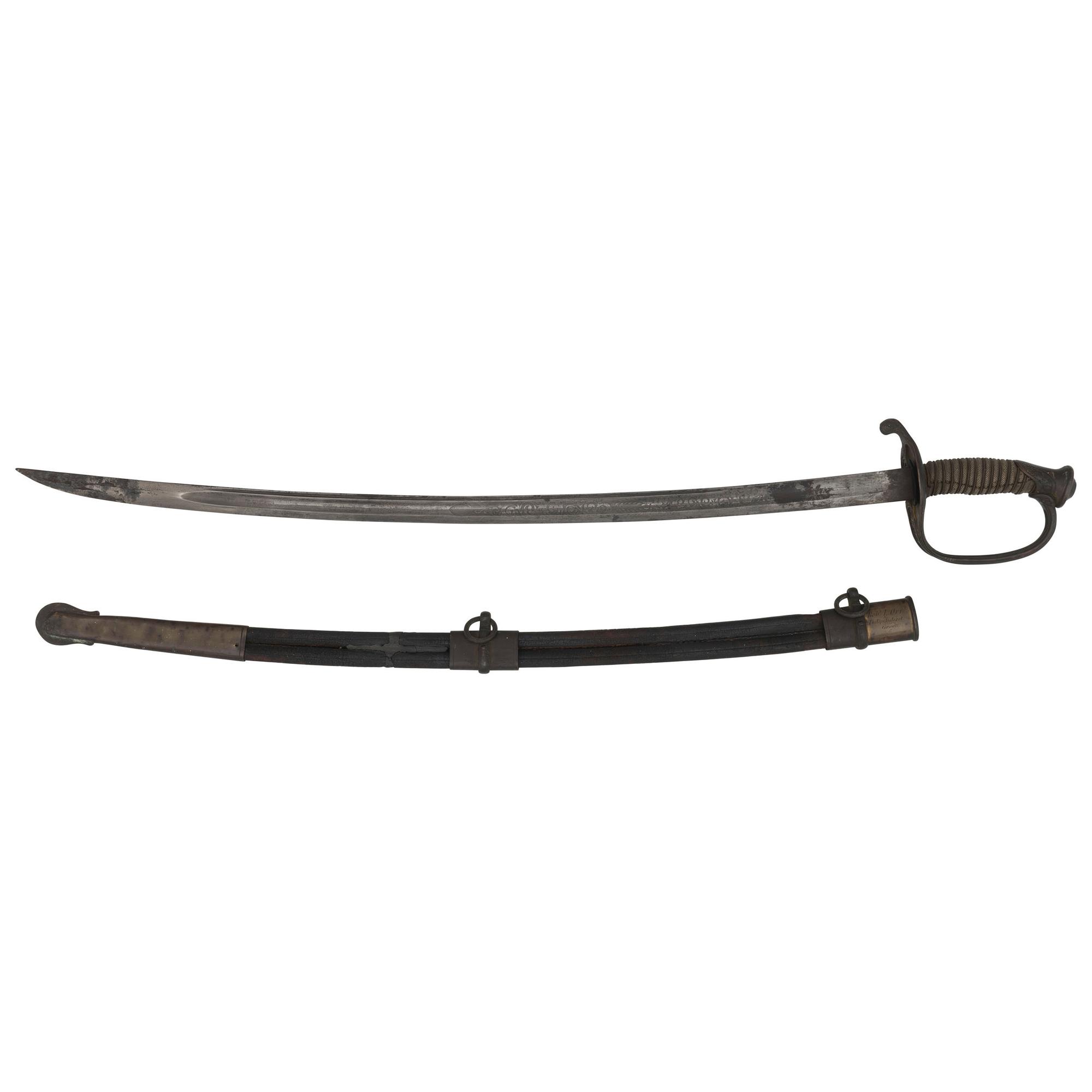 The Pre-War Klingenthal 1850 Style Foot Officer's Sword of Congressional Medal of Honor Recipient Maj. (Col.) Robert Orr - 61st PA Infantry