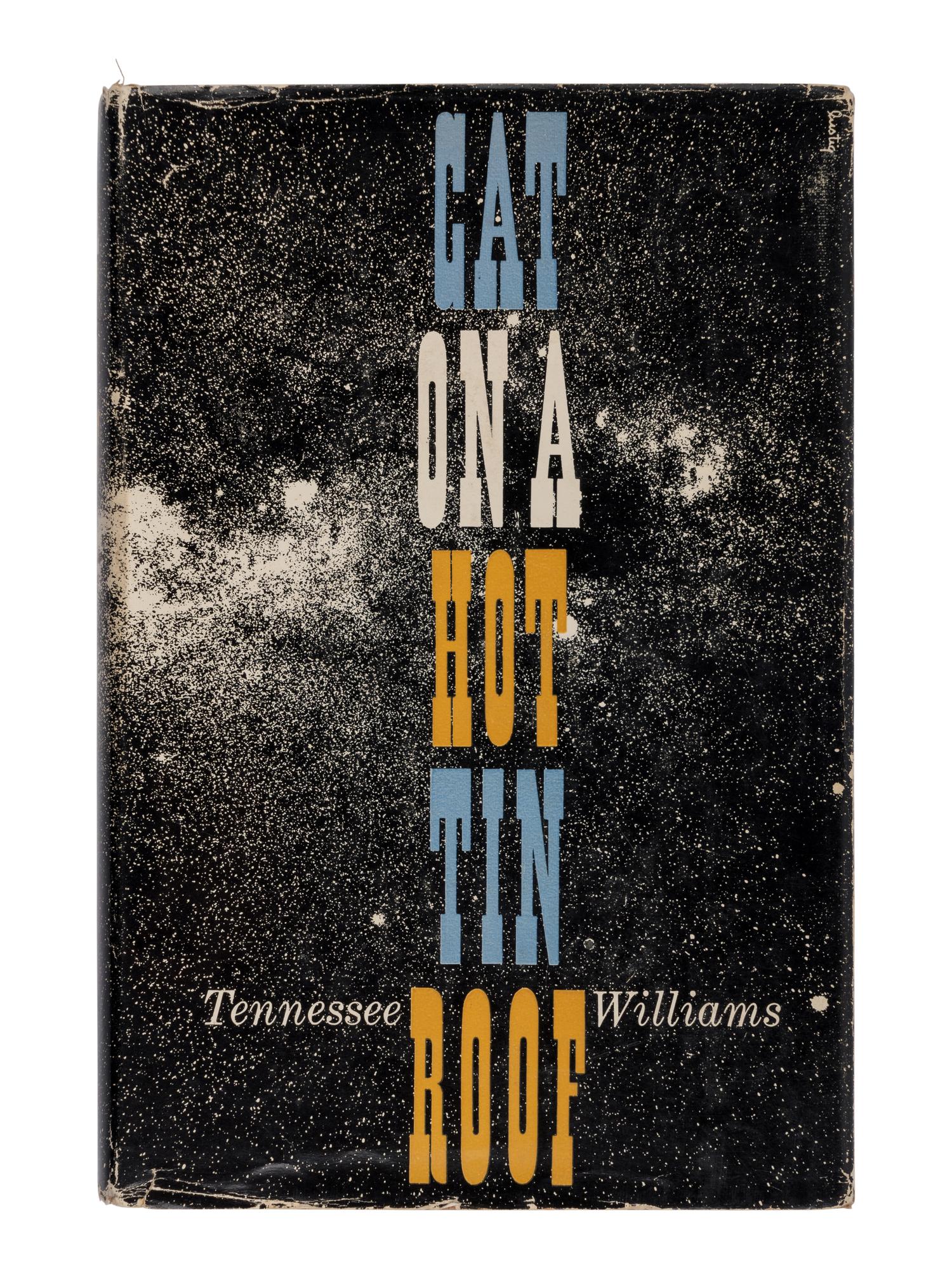 WILLIAMS, Tennessee (1911-1983). Cat on a Hot Tin Roof . New York: New Directions, 1955.