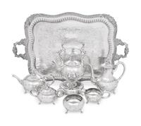 An American Silver Six-Piece Tea and Coffee Service