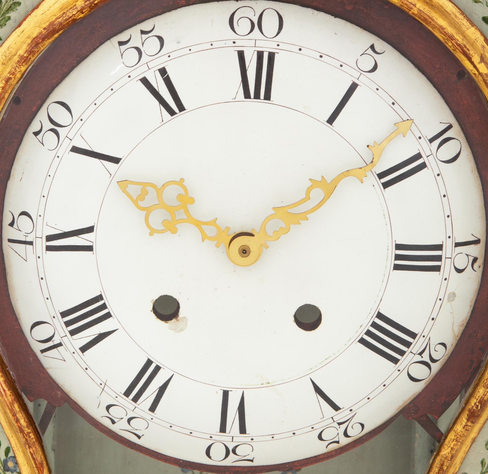 A Louis XV Painted Bracket Clock