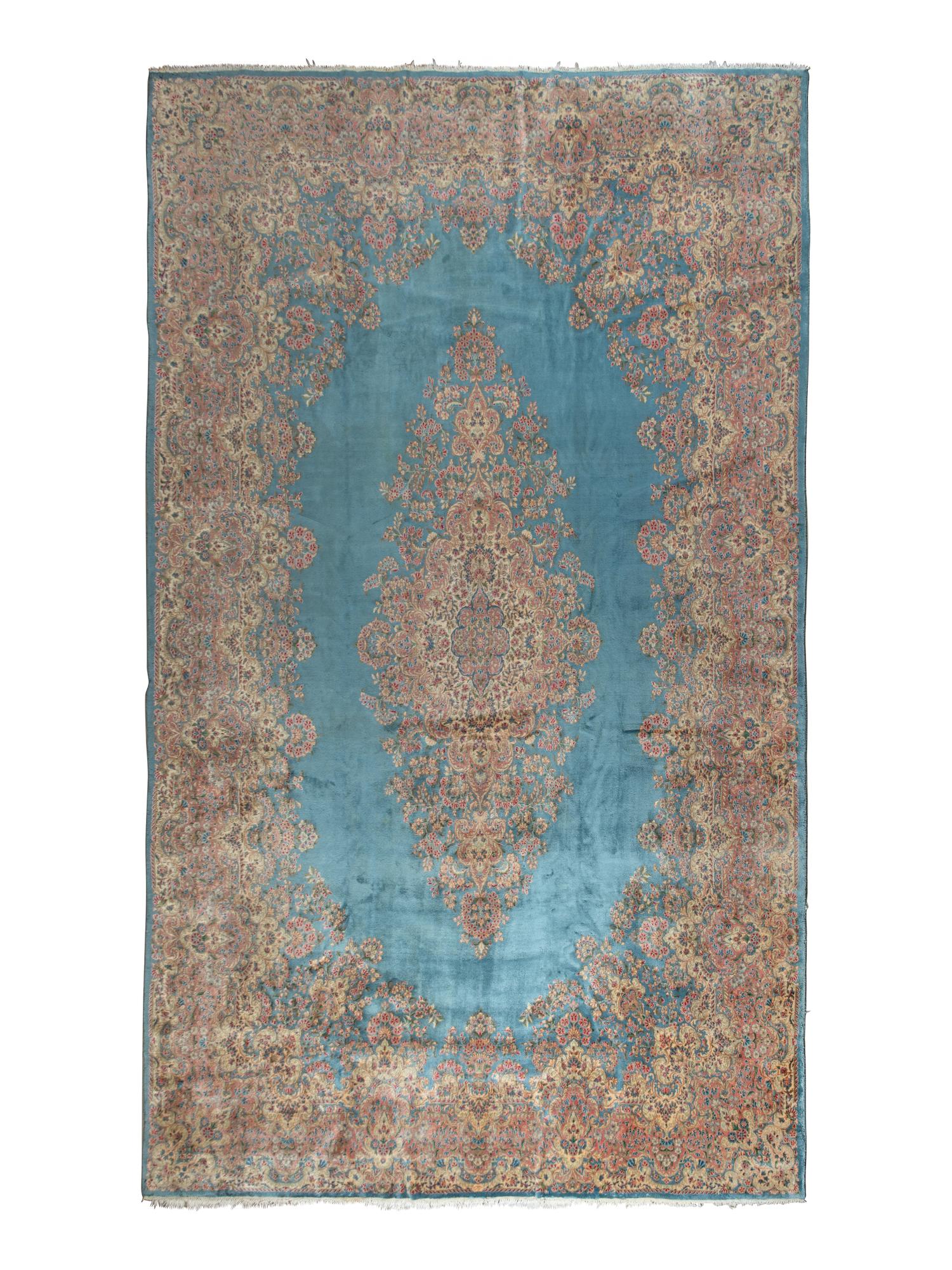 A Kirman Wool Rug