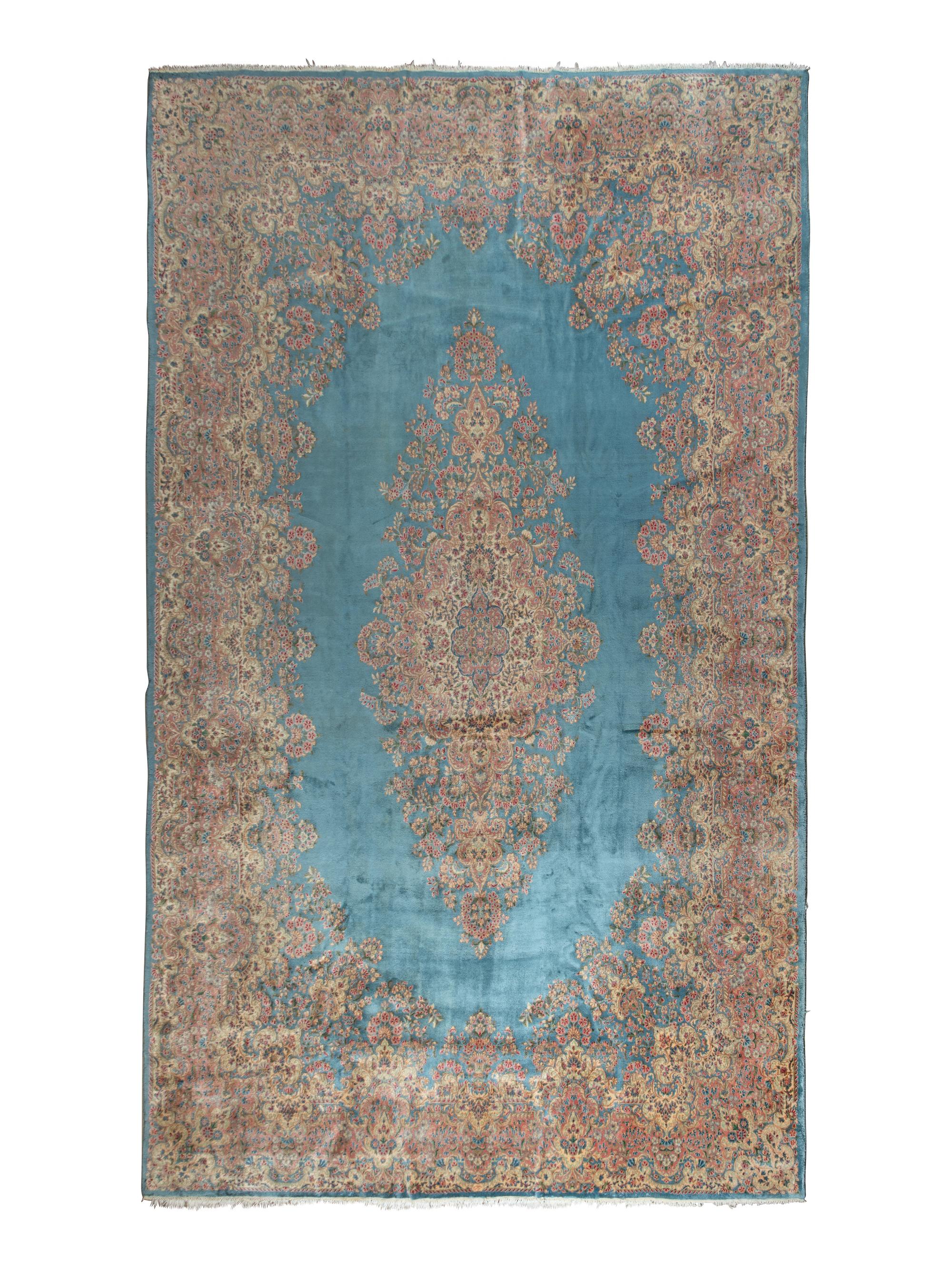 A Kirman Wool Rug