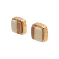 Gold And Fossilized Walrus Earrings Lot is located and will ship from Denver, Colorado.