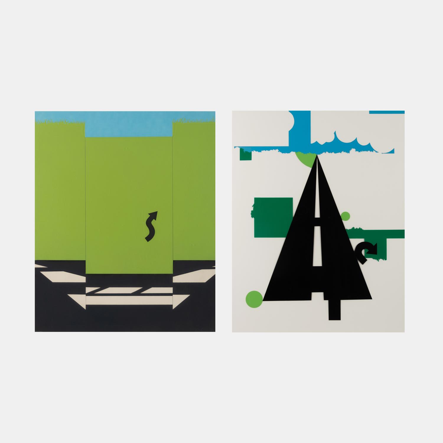 Landscape I , from 11 Pop Artists, Volume I ; and Landscape II , from 11 Pop Artists, Volume II , 1965-66