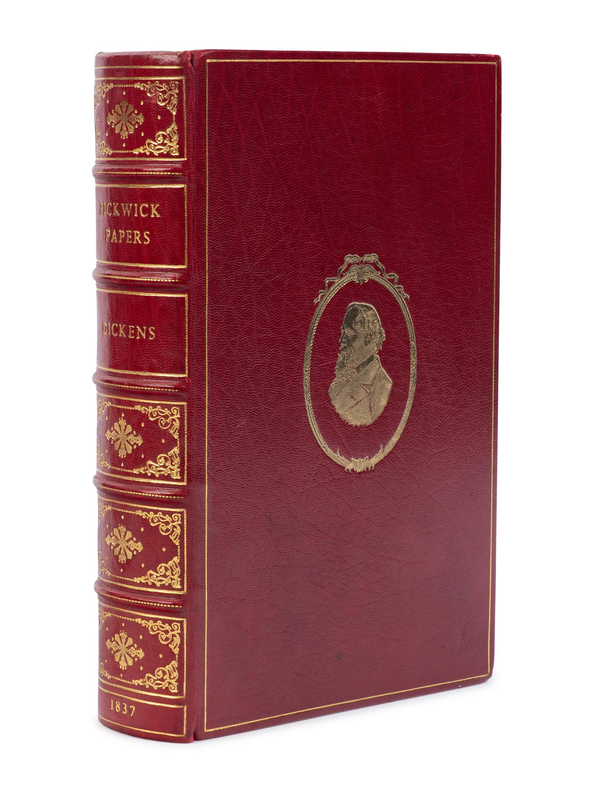 DICKENS, Charles (1812-1870). The Posthumous Papers of the Pickwick Club . London: Chapman and Hall, 1837.