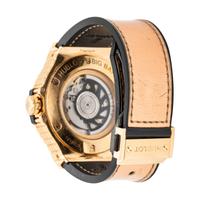 HUBLOT, 'BIG BANG CAVIAR' 18K ROSE GOLD AND DIAMOND DATE WATCH, BOX