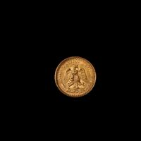 A Republic of Mexico 1945-M 2 Peso Gold Coin