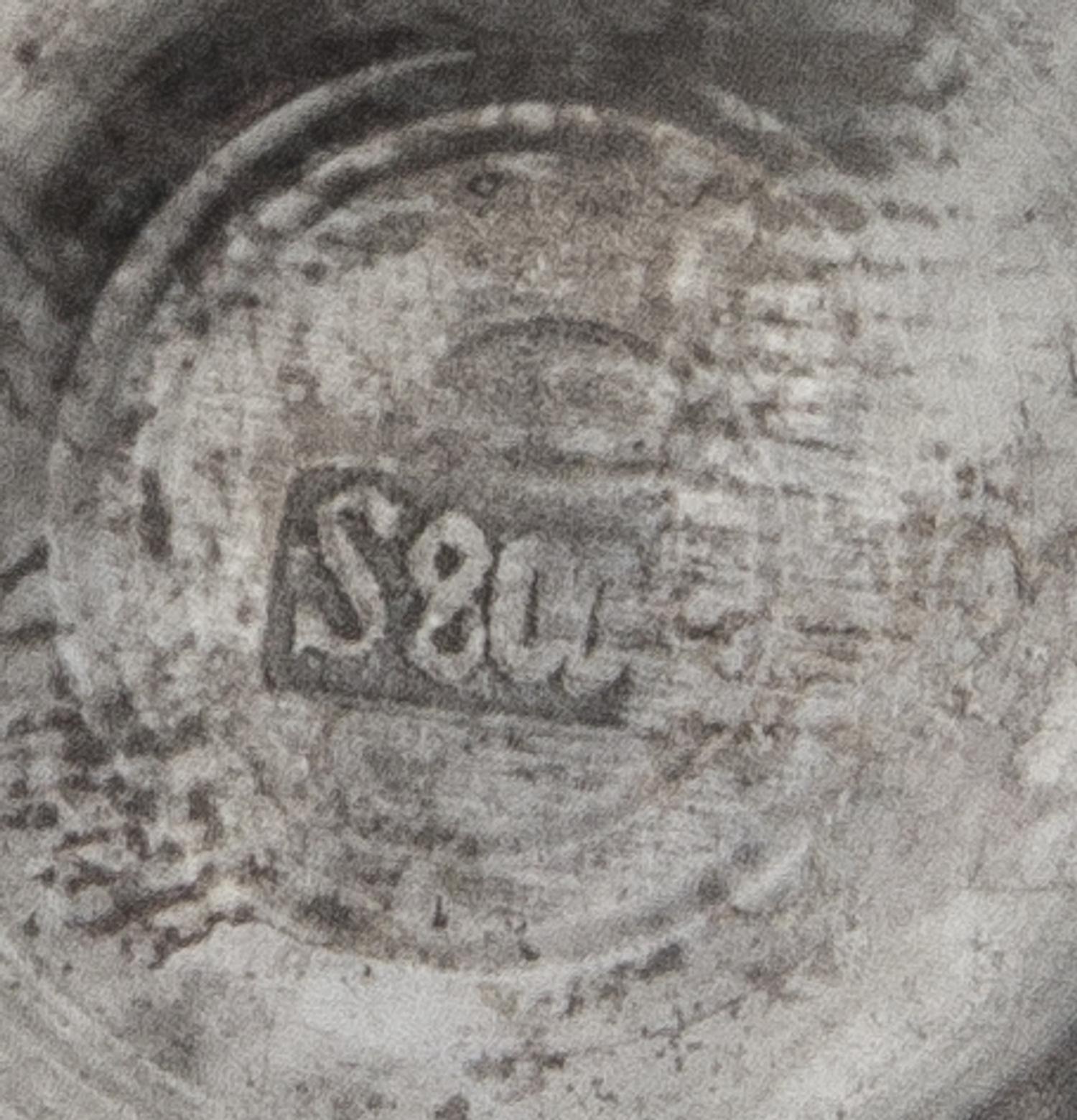 Two Silver Table Articles, Likely Indonesian, comprising a small vase and a lidded box.