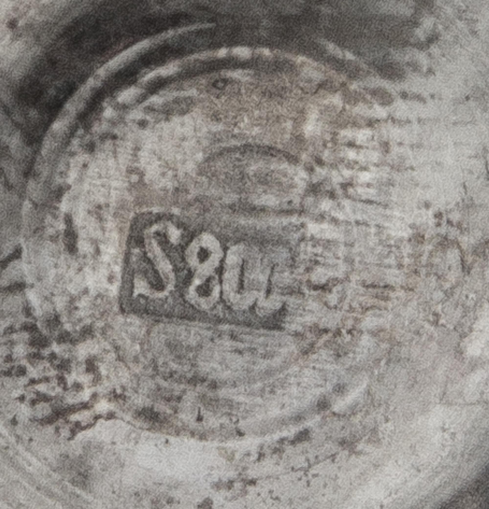 Two Silver Table Articles, Likely Indonesian, comprising a small vase and a lidded box.