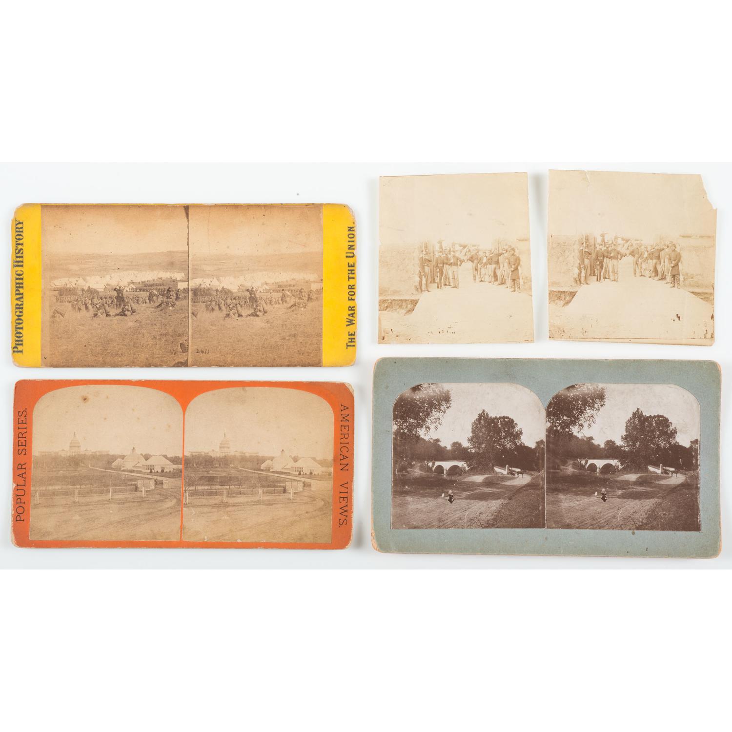 E. & H.T. Anthony and Taylor & Huntington Civil War Stereoviews, Incl. the Grand Review