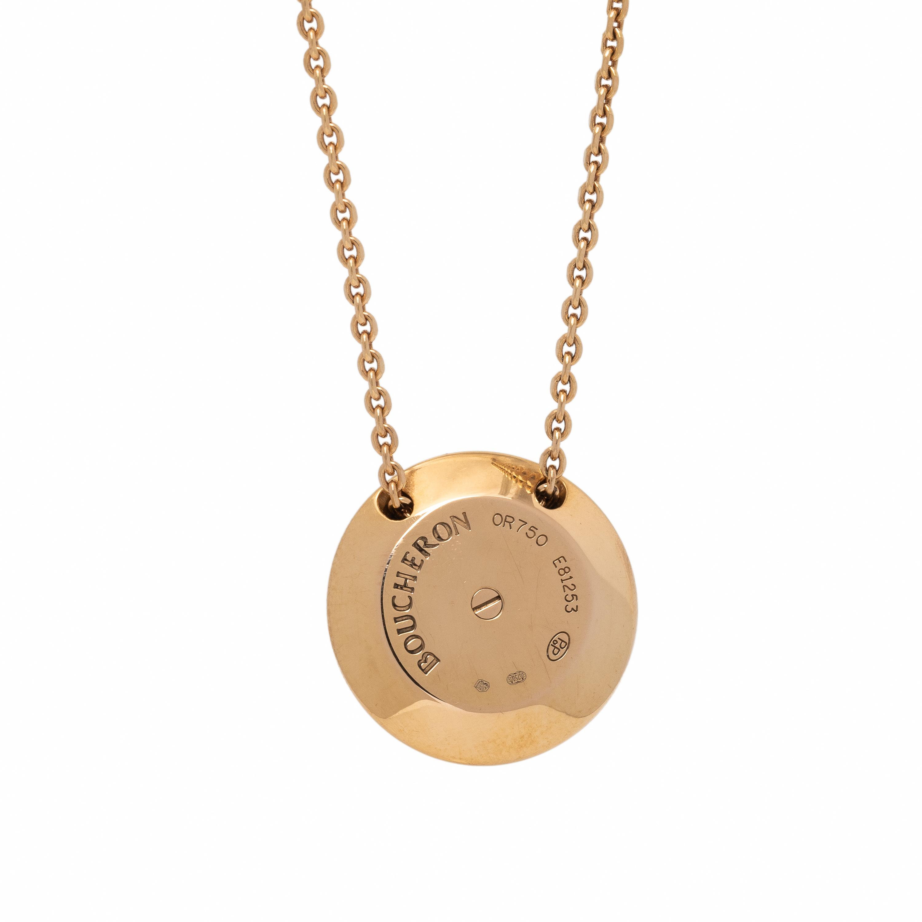 Boucheron, Tricolor Gold and Rock Crystal 'Quatre' Necklace