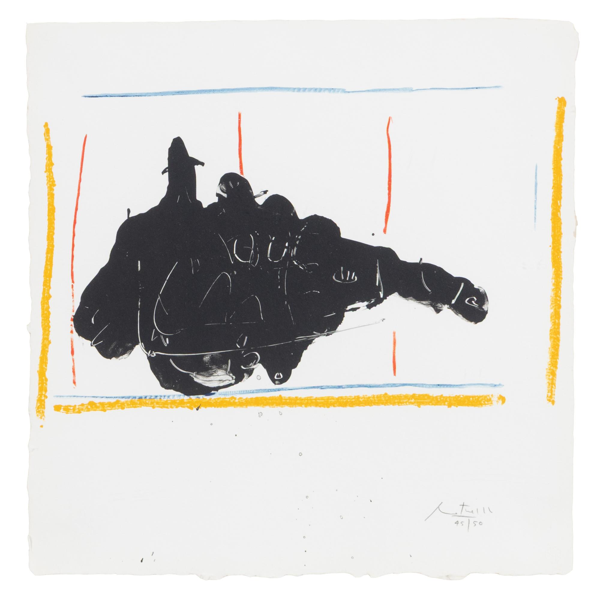 Robert Motherwell (American, 1915-1991) — On Stage , 1983