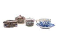 Three Lustreware Glazed Vessels