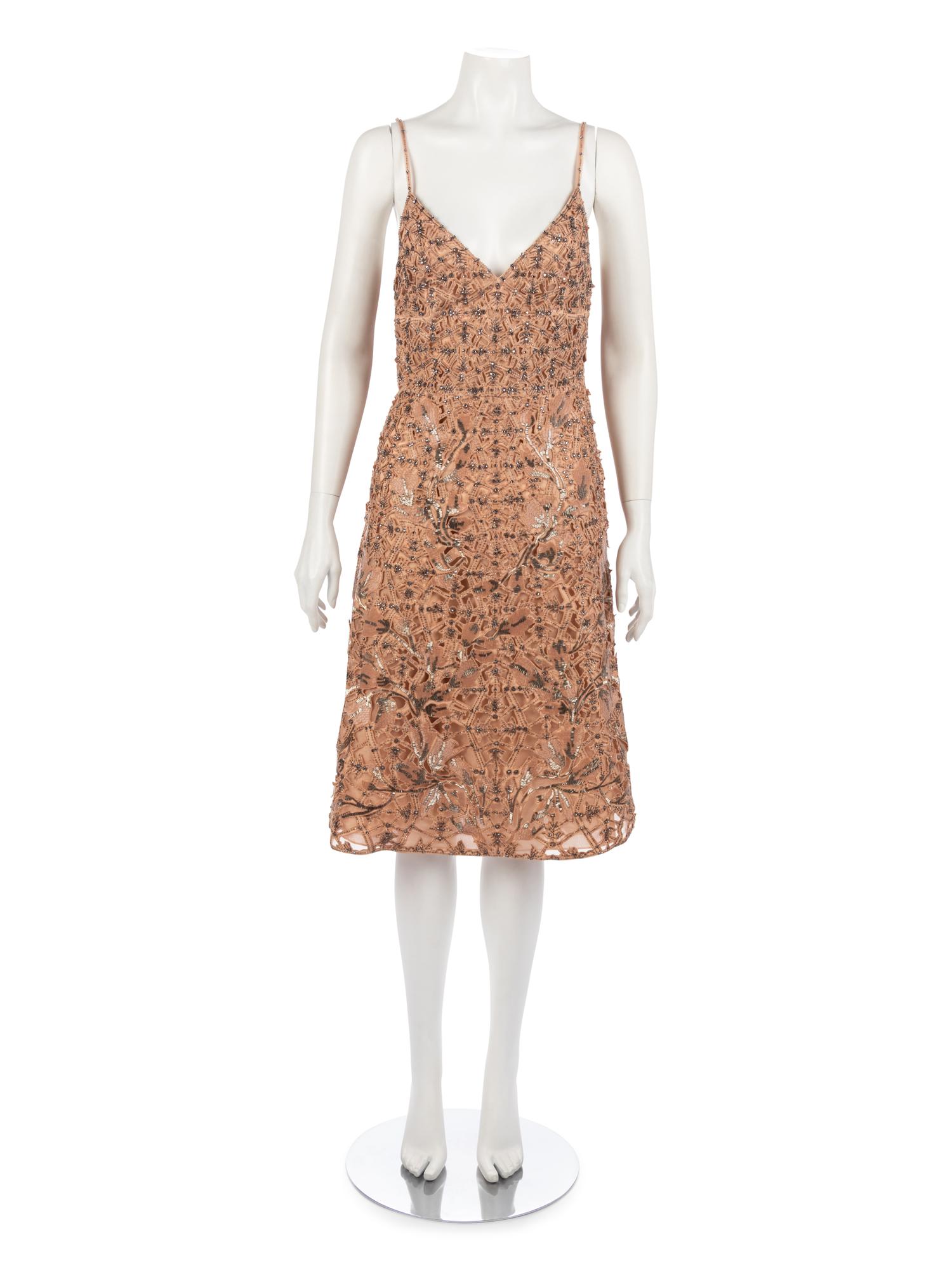 Valentino Embroidered Dress, 2000-10s