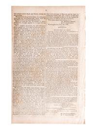 [HARRISON, William Henry (1773-1841)]. A group of pamphlets related to slavery, especially its expansion into Indiana, comprising: