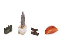Four Egyptian Stone Amulets