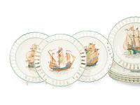 A Set of Twelve Wedgwood Dessert Plates