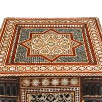 A Pair of Moorish Style Marquetry Tables