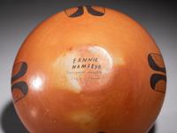 Polychrome Pottery Jar, with Eagle Tail Design