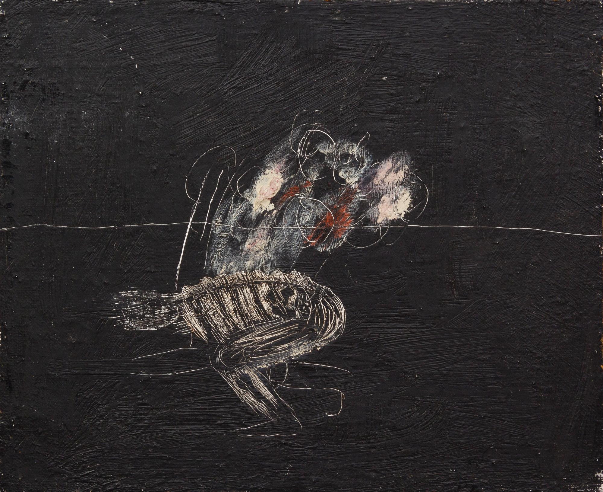 Lesley Dill, (American, b. 1950), Man with Birds, 1986 Man with Fear, 1986 and Man with Head Support II, 1987