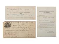 [CIVIL WAR]. Archive identified to African American soldier William H. Wade, 20th US Colored Troops, incl. correspondence and war-date documents.