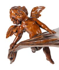 A Venetian Carved Walnut "Fantasy" Table