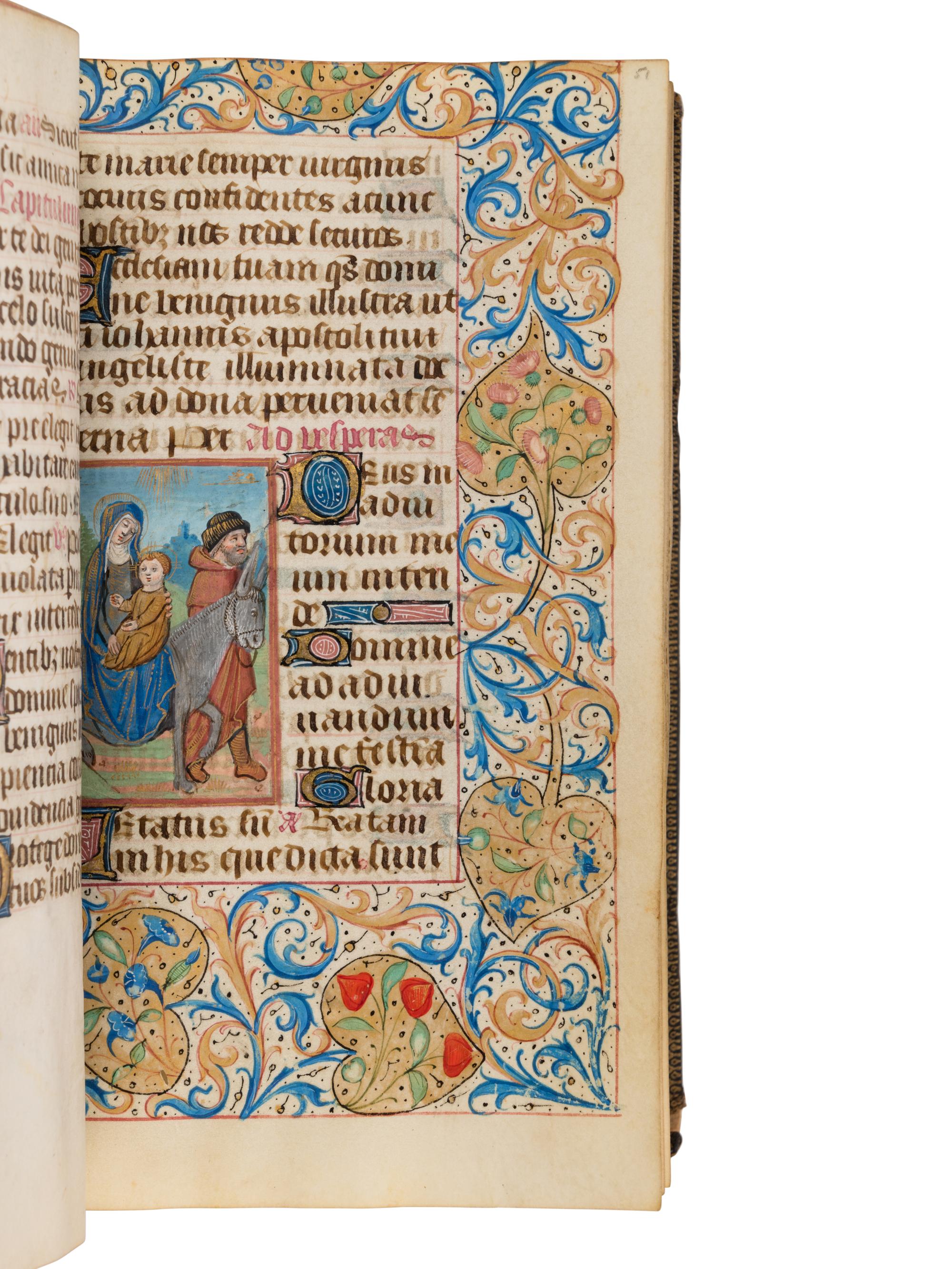 MASTER OF JEANNE HERVEZ (active Paris, c. 1480-1500) Book of Hours (use of Paris), in Latin and French, illuminated manuscript on parchment [Paris, c. 1490-1500]