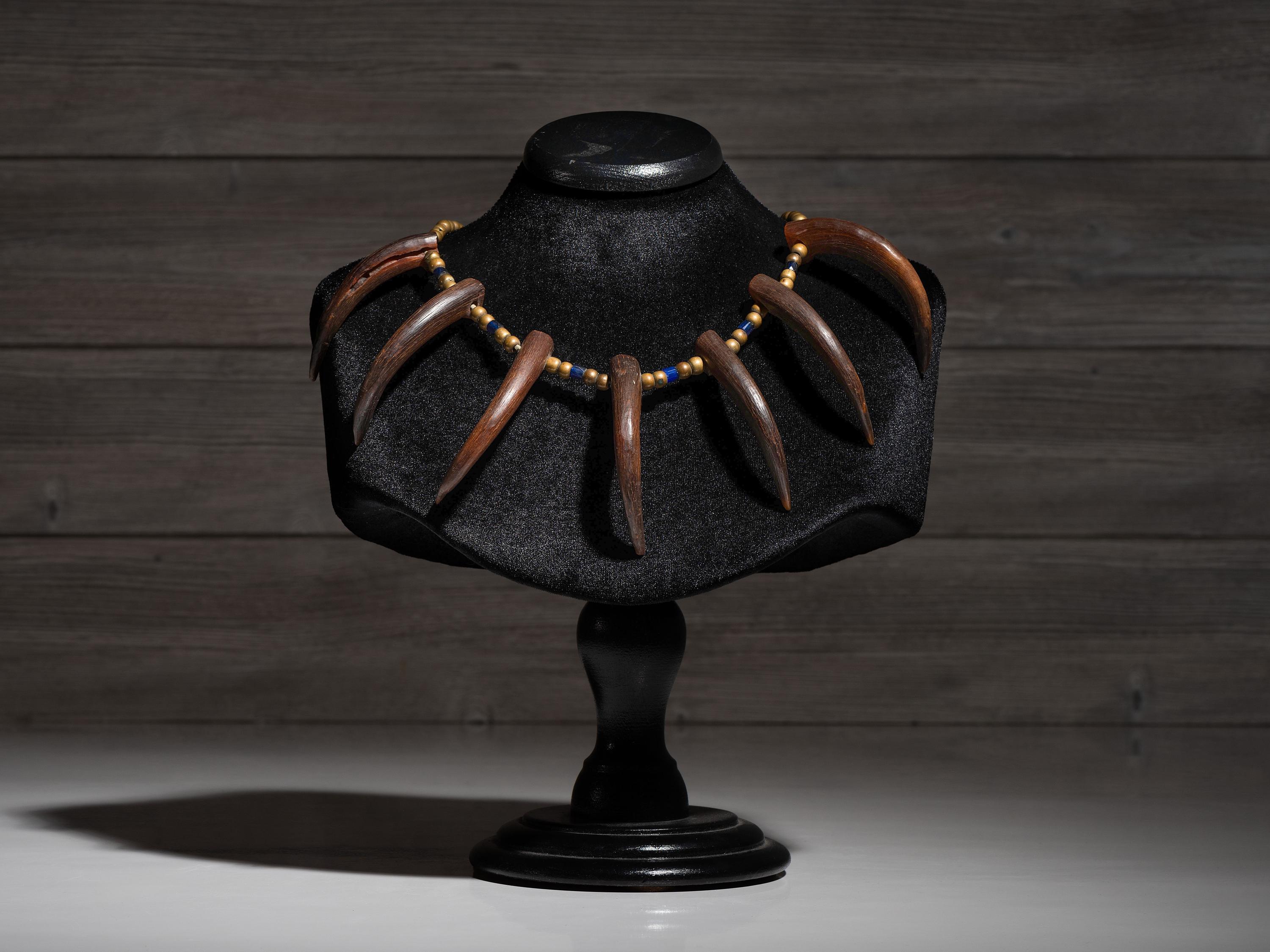 Northern Plains Imitation Bear Claw Necklace