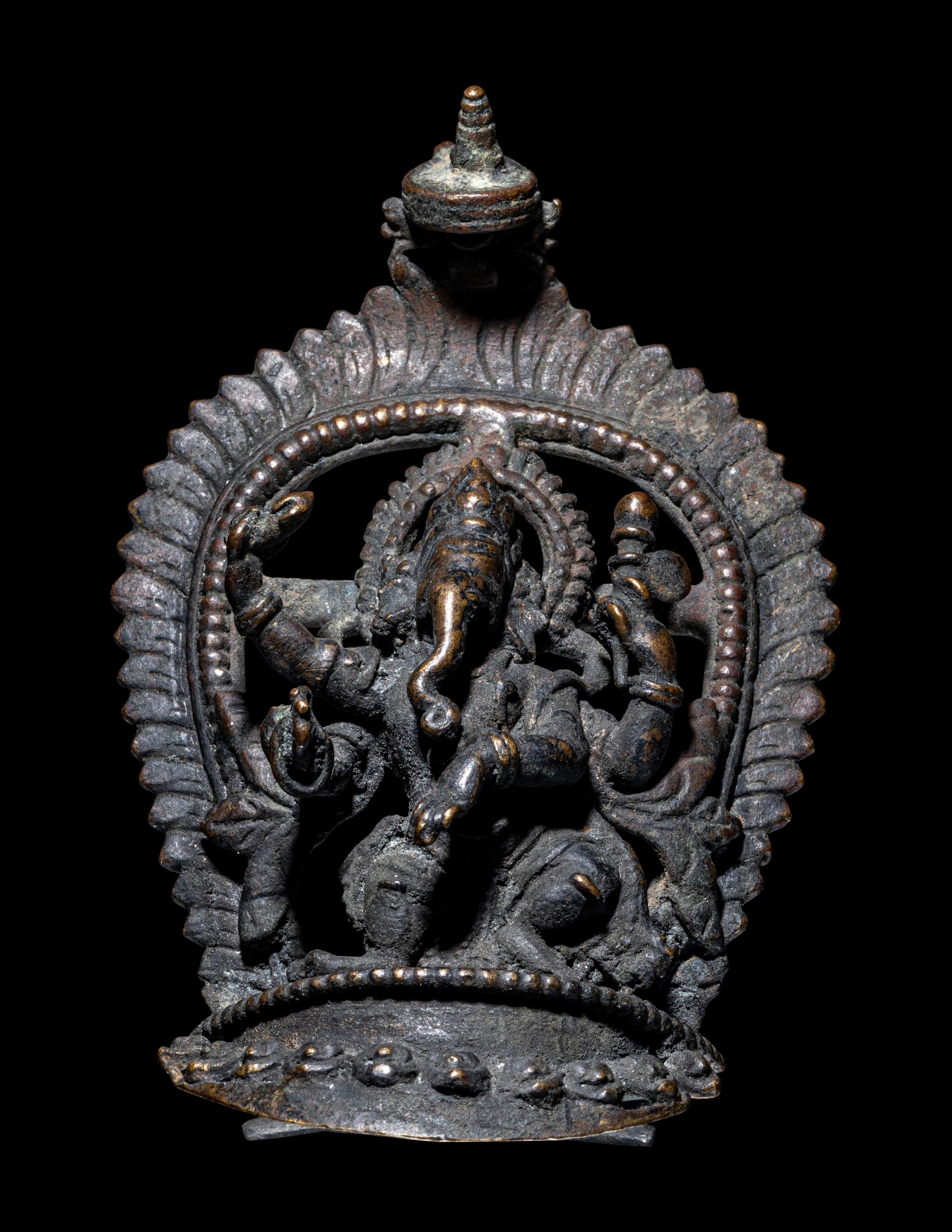A Nepalese Bronze Figure of Ganesha