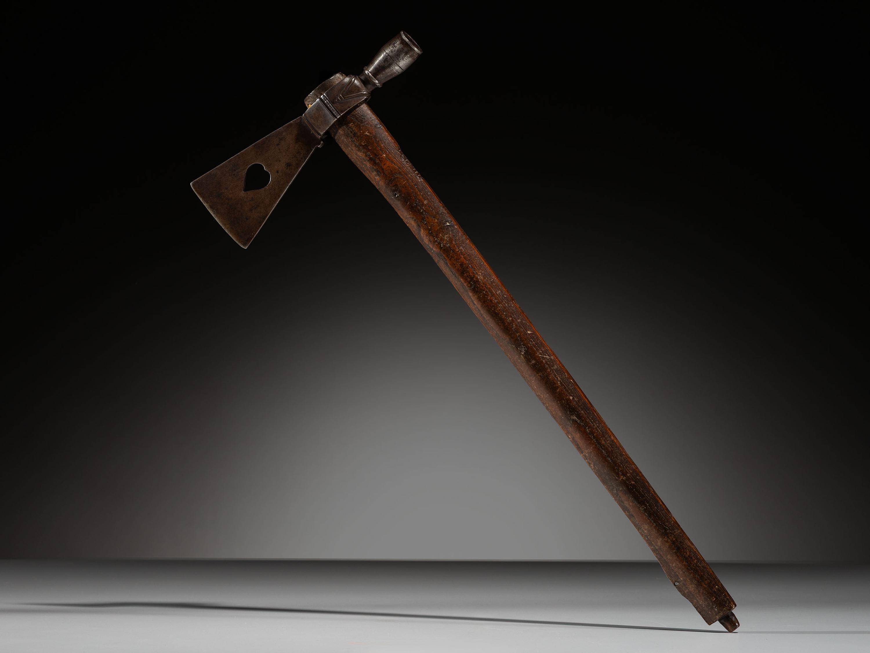 Plains Pipe Tomahawk, with Heart Cutout