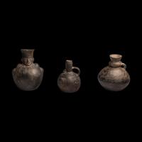 Three Chimu Blackware Vessels