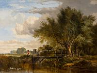 Rural Scenes (a pair of paintings)
