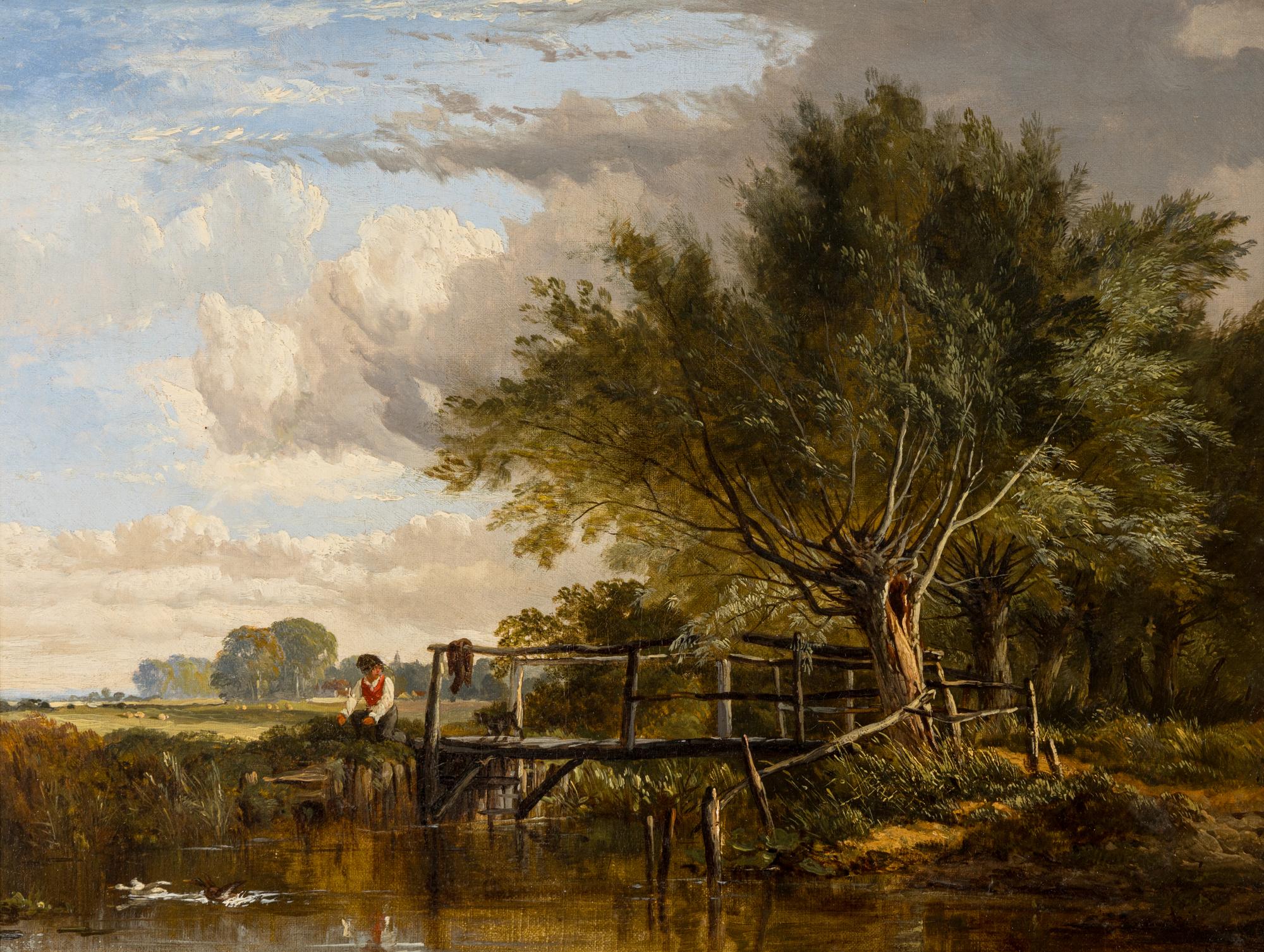 Rural Scenes (a pair of paintings)