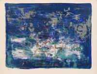 Zao Wou-Ki, (Chinese-French, 1920-2013), Jardin le Nuit, 1954