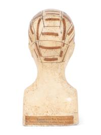A Chalkware Phrenology Head