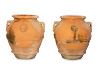 A Pair of Terracotta Olive Jars