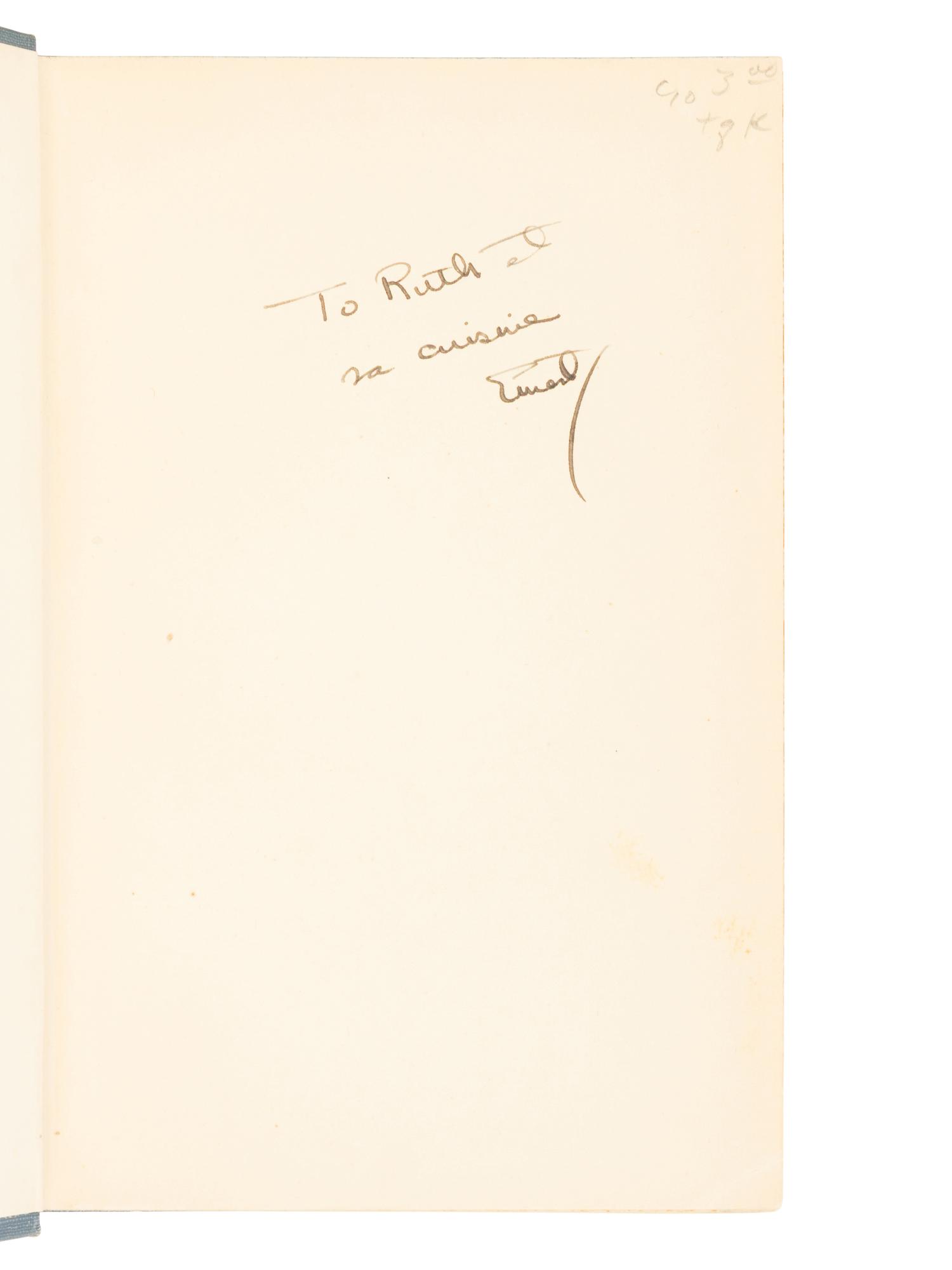 [HEMINGWAY, Ernest (1899-1961)]. MAUGHAM, William Somerset (1874-1965). Six Short Stories Written in the First Person Singular. London: William Heinemann Ltd., 1931.